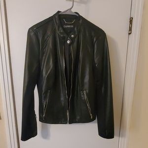 Faux leather jacket